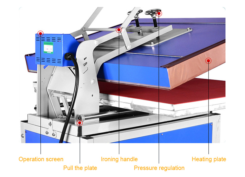 Manual Large-Format High-Pressure Machine - Printer Details Display Manual Large-Format High-Pressure Machine - Printer Details Display