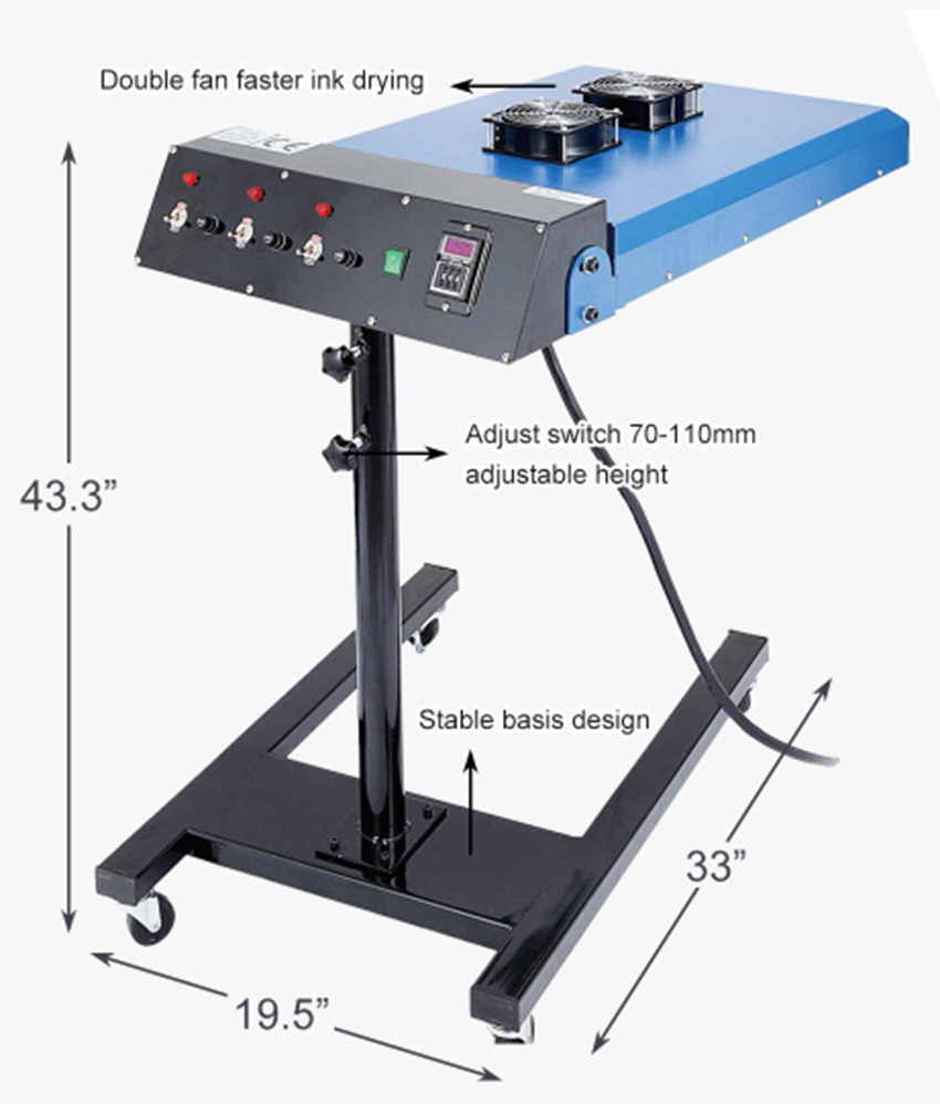 Screen Printing Flash Dryer-size Screen Printing Flash Dryer-size