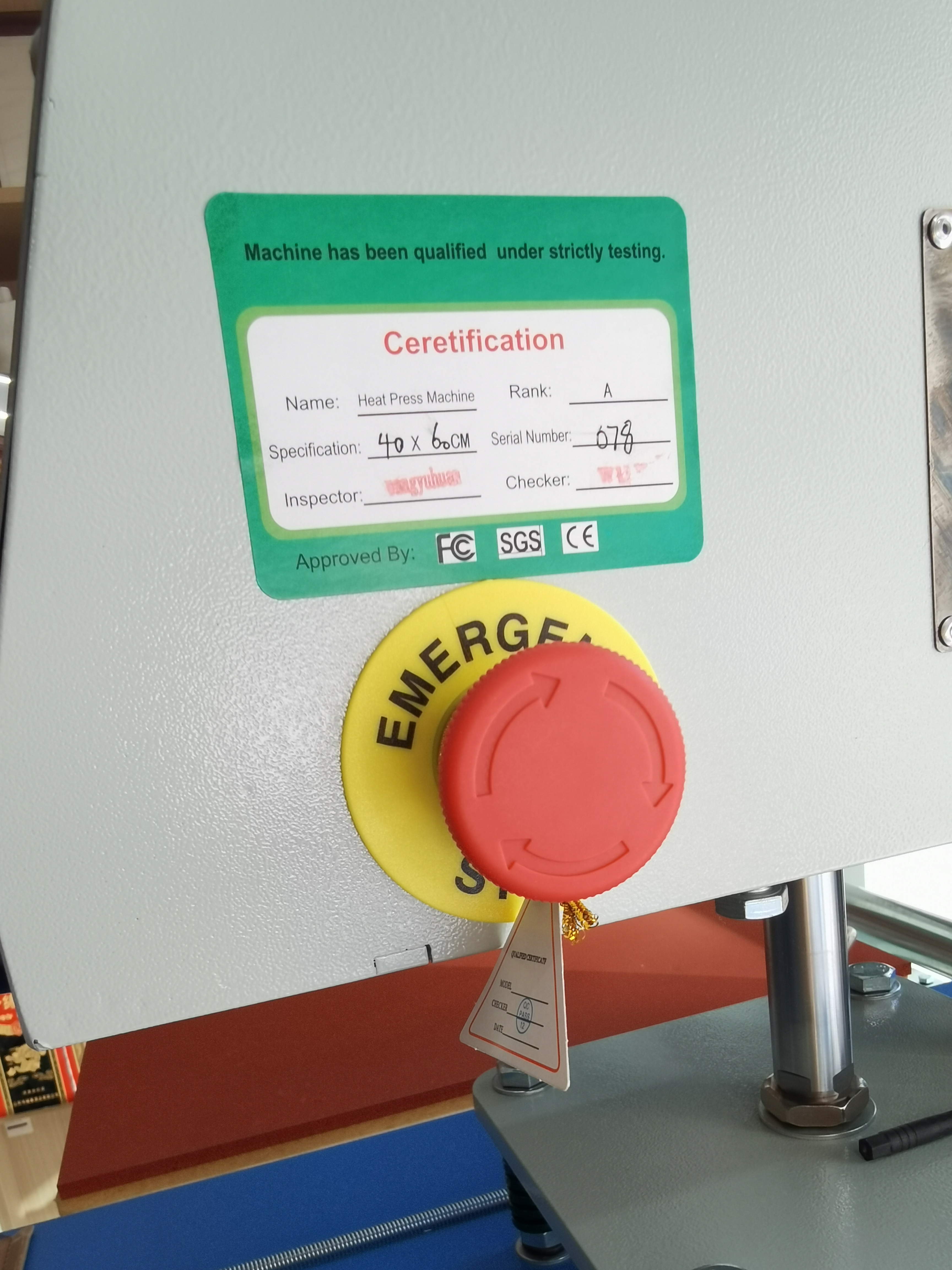 Upward-swinging Pneumatic Dual-station Heat Transfer Printing Machine