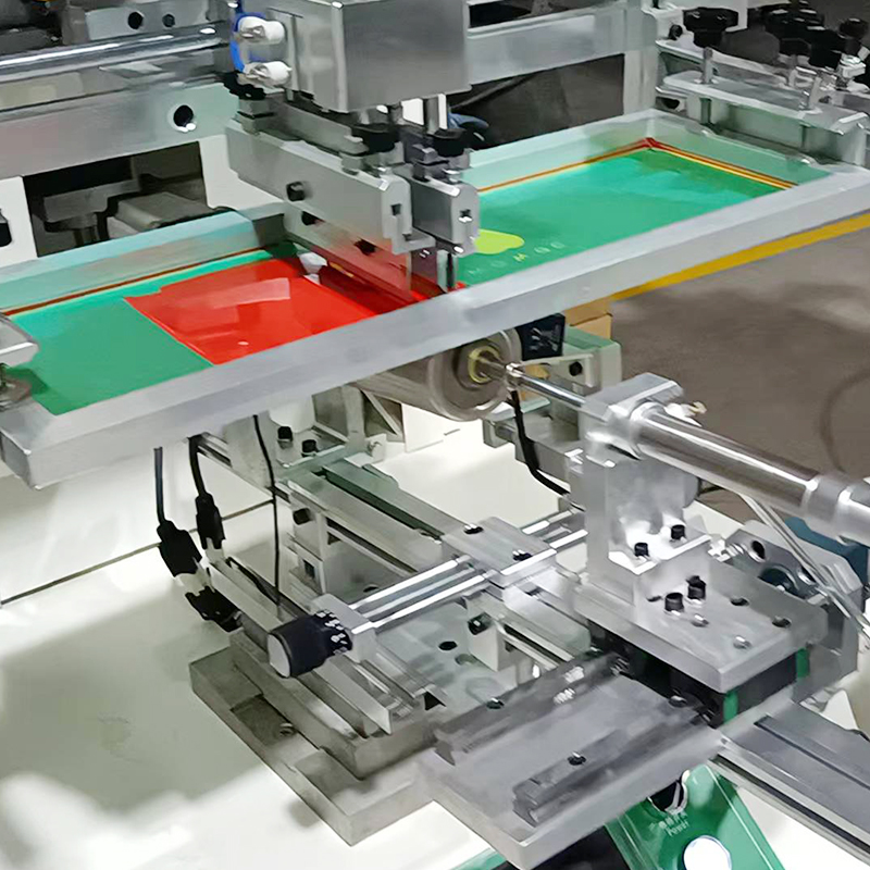 Vertical screen printing machine