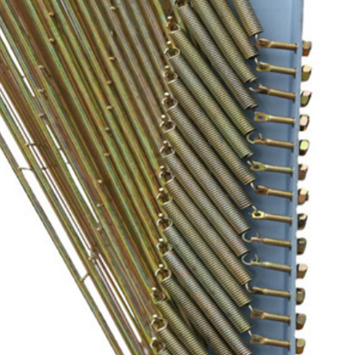 Adjustable spring partition