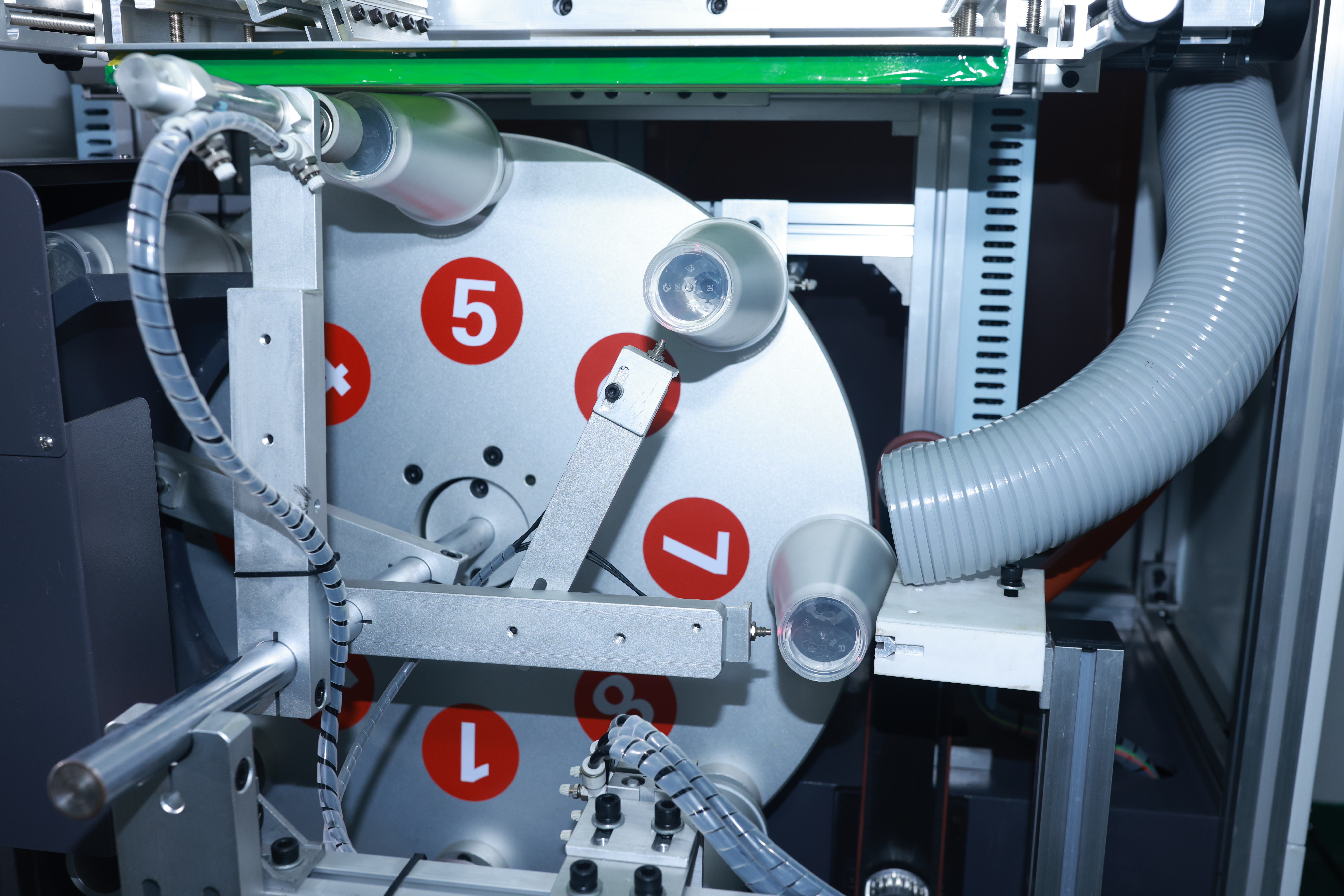 Fully automatic bottle screen printing and curing machine single color