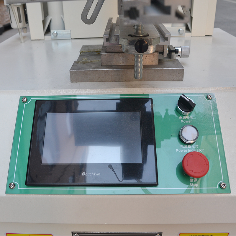 Vertical screen printing machine