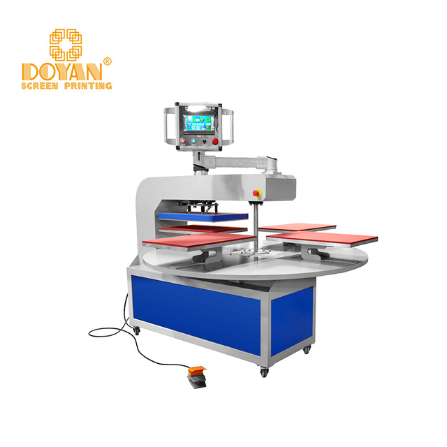 Fully Automatic Pneumatic Four-position Heat Transfer Painting Machine