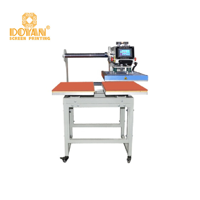 Upward-swinging Pneumatic Dual-station Heat Transfer Printing Machine