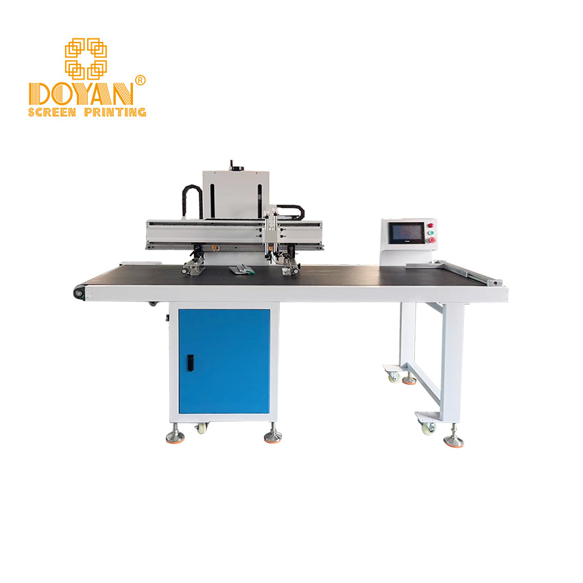 Vertical Screen Printing Machine with Belt