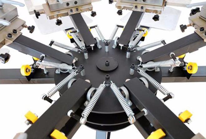 Heavy Duty Micro Registration Screen Printer WithSide Clamps (3)