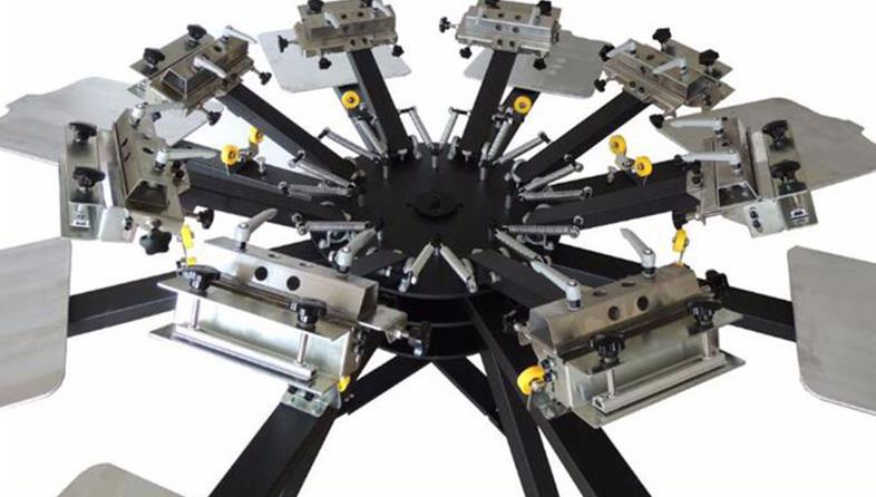 Heavy Duty Micro Registration Screen Printer WithSide Clamps (4)