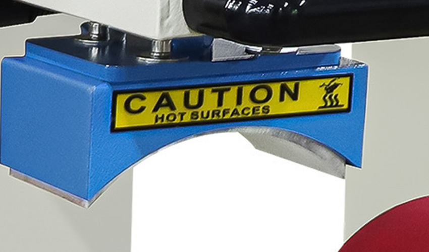 Curved heating aluminum plate