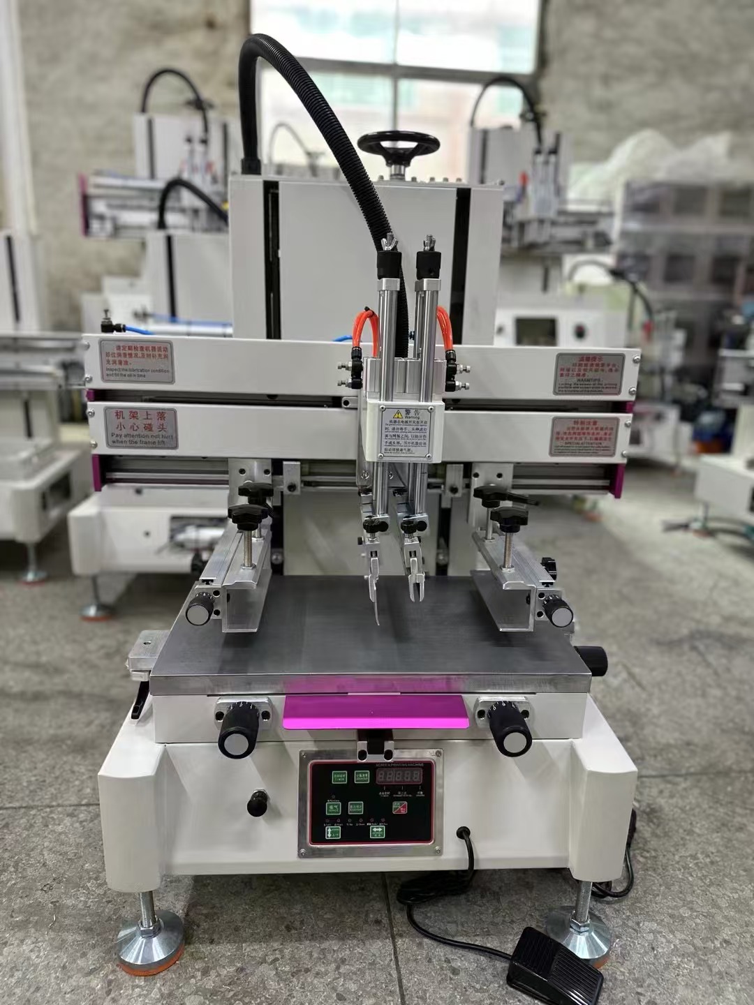 Flat Vacuum Screen Printing Machine